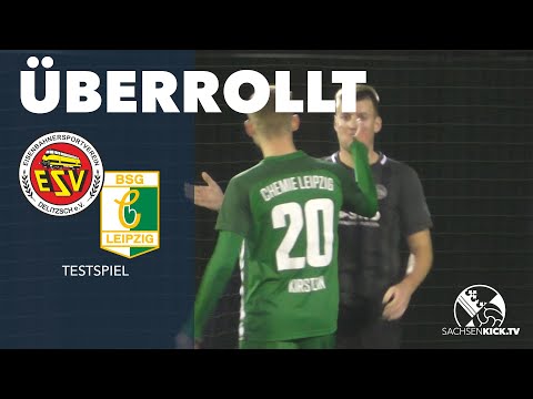 Eisenbahner kommen gegen Chemie fast nicht zum Zug | ESV Delitzsch - Chemie Leipzig (Testspiel)
