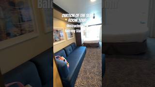 Obstructed View Balcony Stateroom Tour | Ovation of the Seas, Royal Caribbean #ovationoftheseas