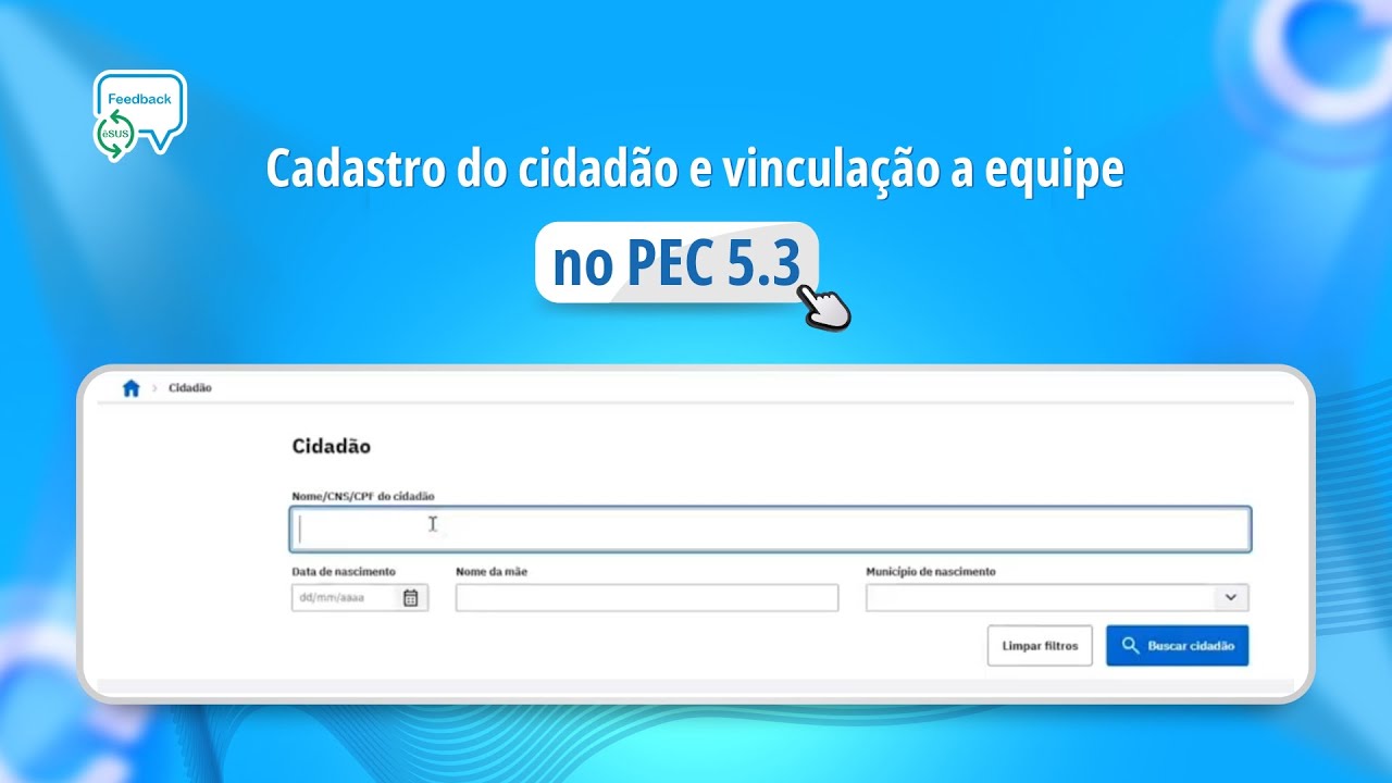 ACS, Recepção ou triagem, o cadastro do cidadao no PEC agora é assim