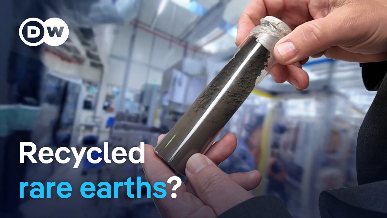 Germany pursues rare-earth recycling to reduce Chinese supply dependence