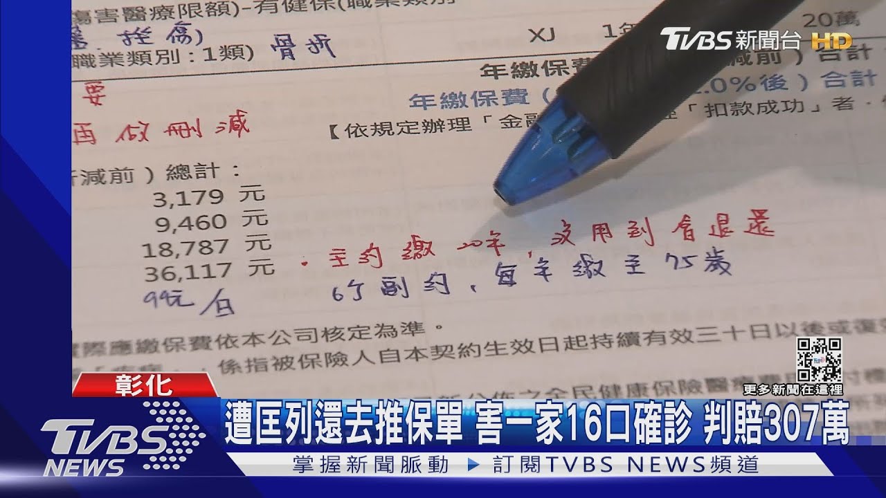 遭匡列還去推保單!害一家16口確診 判賠307萬