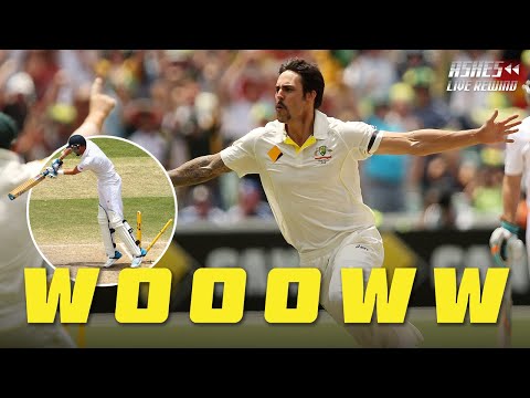 Full over: Johnson destroys England with searing Ashes over