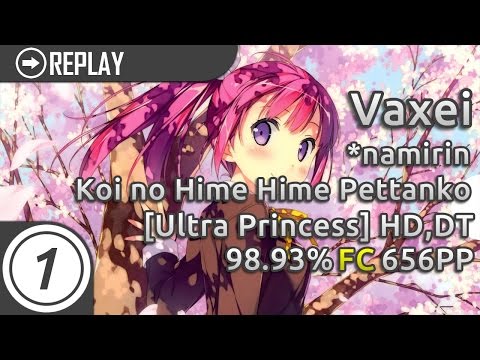 Vaxei | *namirin - Koi no Hime Hime Pettanko [Taeyang's Ultra Princess] HDDT 98.93% FC | 656pp