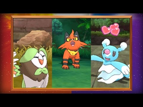 Starter Pokémon Evolutions Announced alongside Pokémon Sun and Moon Demo 