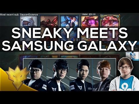 When Sneaky Meets Samsung Galaxy in NA Solo Queue... (ft. CuVee, Crown, Ambition, Ruler & CoreJJ)