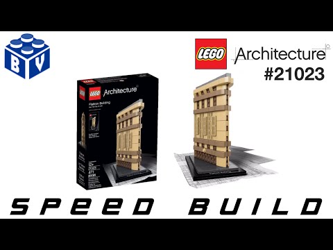 Vidéo LEGO Architecture 21023 : Le Flatiron Building (New York, Etats-Unis)