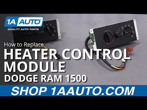 How to Replace Heater Control Module 94-02 Dodge Ram 1500