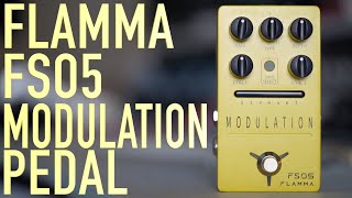 Video thumbnail for Flamma FS05 Modulation Guitar Effects Pedal Demo - ONLY $75?! by Sean Daniel