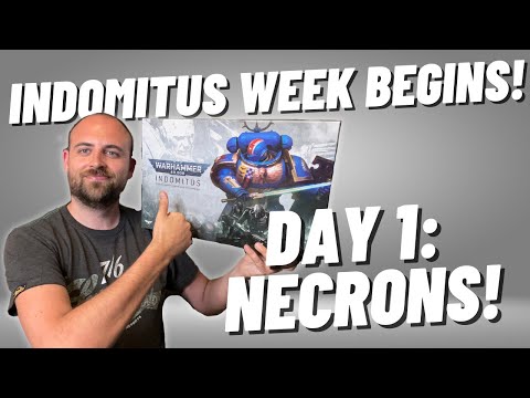 Indomitus Week Begins...Can I paint all the Necrons from the box set in one day?