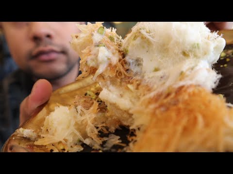 Kunafeh with Arabian Ice Cream is OUT OF THIS WORLD! | Nafisa Cuisine Mississauga