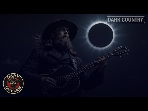 BLACK MOON - Dark Country Music | Dark Outlaw Country Song (LYRIC VIDEO)