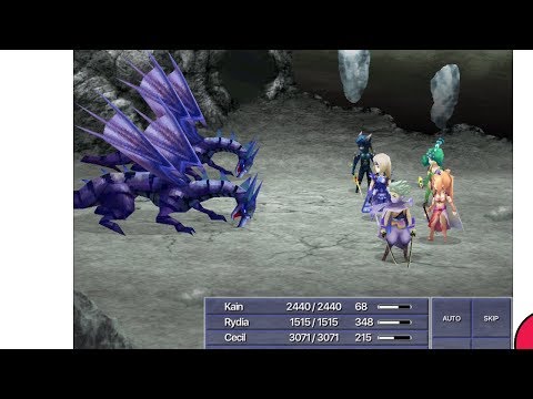 Final Fantasy IV iOS - Battle 72 - Crystal Shield - No Random Encounters - Maxed Gear/Augments