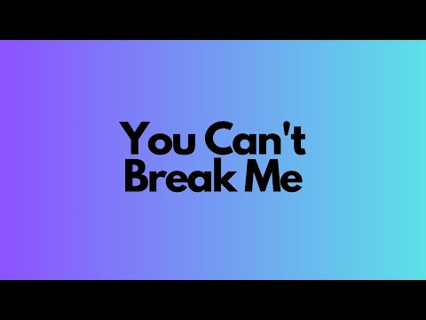 Tyrese & Veronika Bozeman - You Can't Break Me