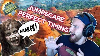AchilleFPS - JUMPSCARE PERFECT TIMING | (Fortnite BR Full Match)