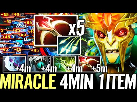 🔥 MIRACLE Medusa 4MIN 1ITEM Fastest Farm — Daedalus 5x Split 225% Crit Carry Dota 2 Pro