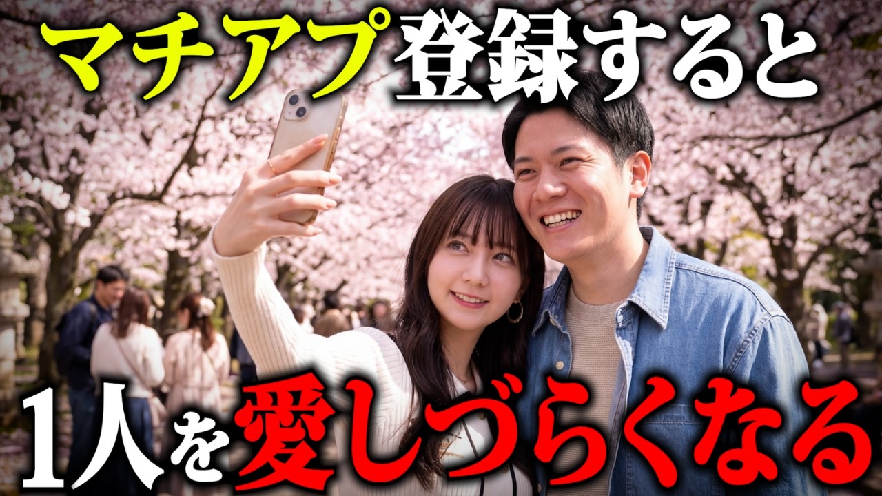 【完全解説】マチアプが結婚を遠ざける6つの構造