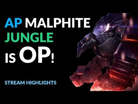 AP Malphite Jungle is hilarious! - League of Legends Stream Highlights - ZamMa