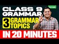 class 9 english 3 grammar topics in 20 minutes xylem class 9