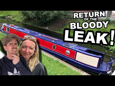 you won't BELIEVE where our NARROWBOAT LEAK was coming from !