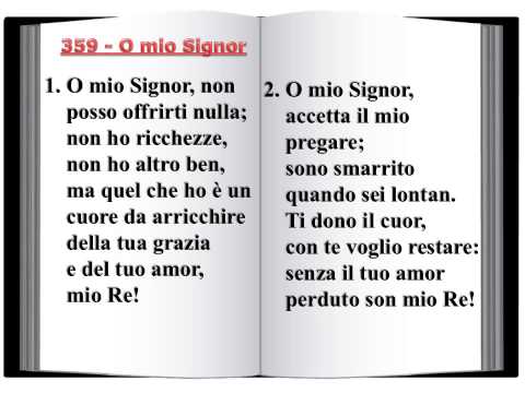 359 O mio Signor - Innario Chiesa Cristiana Avventista del Settimo Giorno 2014