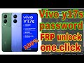 Vivo Y17s Pin Pattern Password And Frp Just One Click Remove Unlocktool