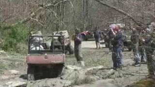 preview picture of video 'Wagon Wheels Deep Mud Hole April 2009'