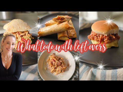 WHAT TO DO WITH LEFTOVERS  // FOUR DELICIOUS RECIPES ALL FROM LEFTOVERS