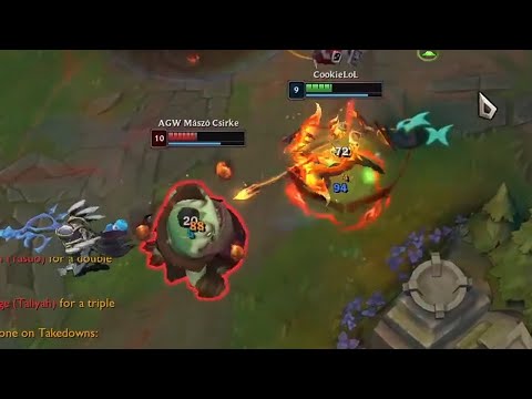 When your ADC tries to get a Pentakill at 14 minutes