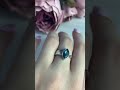 Серебряное кольцо с мистик топазом 1.34ct