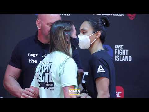 UFC on ESPN 13: Molly McCann, Talia Santos Have Tense Staredown - MMA Fighting