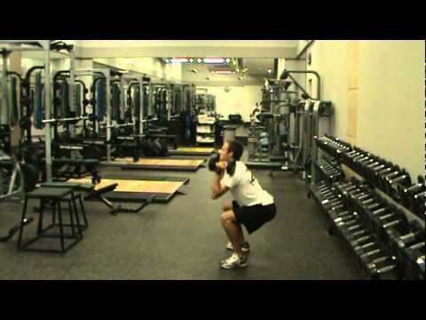 Dumbbell Squat Push Press