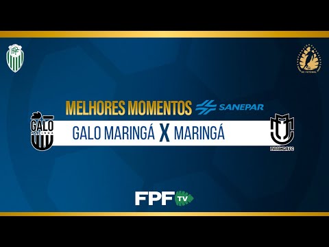 Galo Maringá 0X5 Maringá | PARANAENSE 2026 | Descenso - IDA