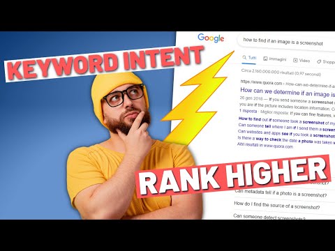 How to Understand the Search Intent to IMPROVE Your Ranking