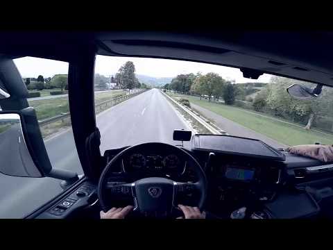 POV Driving Scania R450 Miltenberg