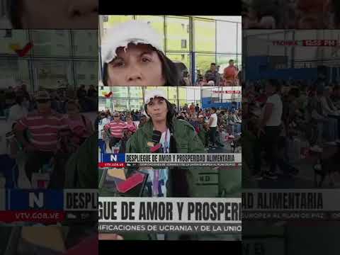 En estado Táchira disfrutan de la  jornada del despliegue del Plan de Amor y Prosperidad Alimentaria