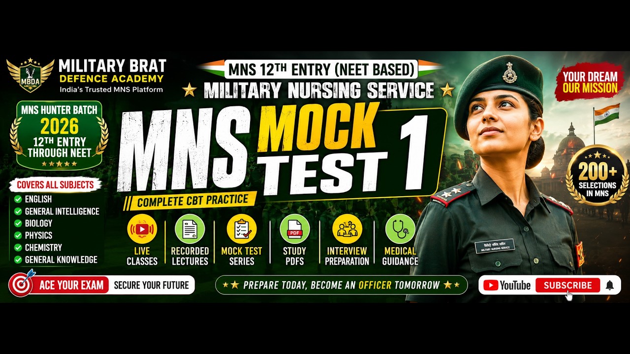 MNS Mock Test Series