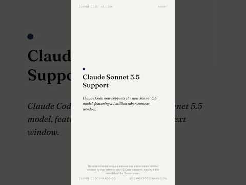 Claude Code v2.1.284 — Claude Sonnet 5.5 Support #Shorts