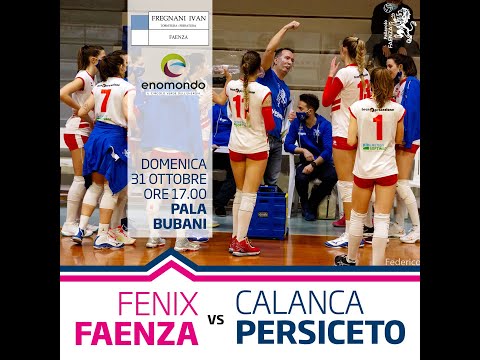 Pallavolo Faenza – 31 10 2021 Volley femminile Serie B2  - "Fenix Faenza - Calanca Persiceto BO"