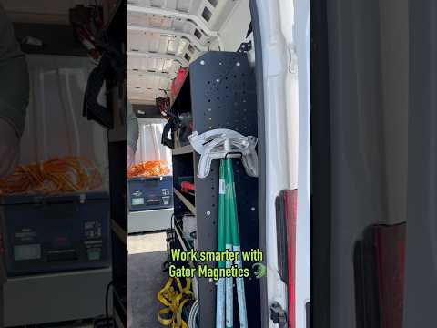 Video: Gator Magnetics Utility Van Organization for Conduit Benders video thumbnail