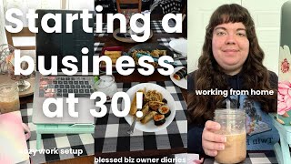 POV: Twin sisters starting an online small business together at age 30 💻 Blessed Biz Owners Diaries