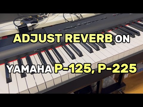 Yamaha P125 / P225, Make More Spacious Sound! — How to Adjust Reverb Depth & Type (Quick Tutorial!)