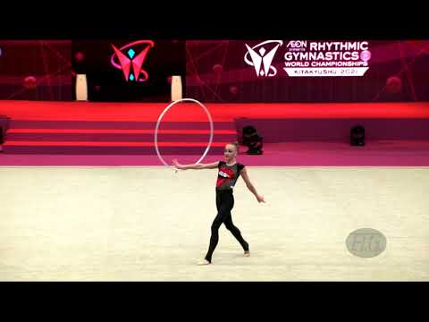 POHRANYCHNA Khrystyna (UKR) - 2021 Rhythmic Worlds, Kitakyushu (JPN) - Qualifications Hoop