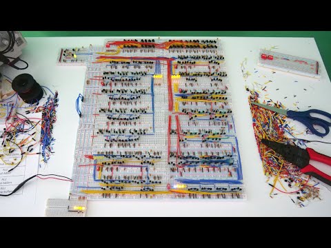 How to Build a Computer on Breadboards Using Transistors
