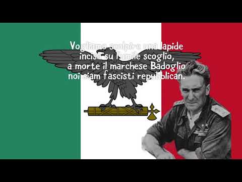 Stornelli legionari (vogliamo scolpire une lapide) sub ITA lyrics ITA paroles en italien.