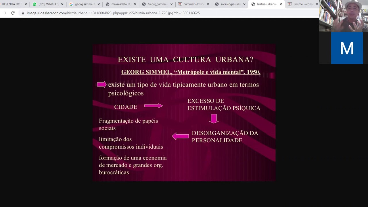 Georg Simmel - A metrópole e a vida mental