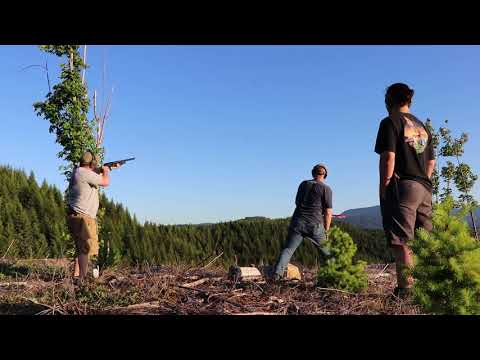 Shooting Clay with Friends