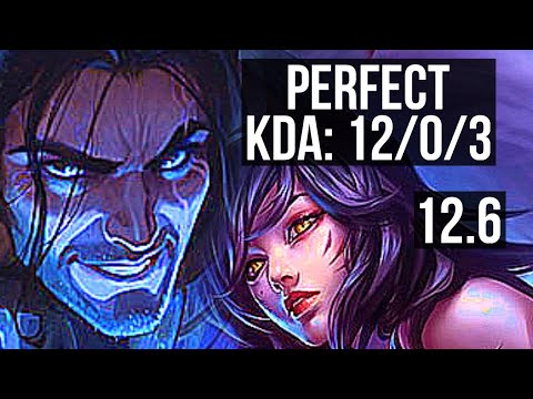 SYLAS vs AHRI (MID) | 12/0/3, Legendary, 300+ games | EUW Challenger | 12.6