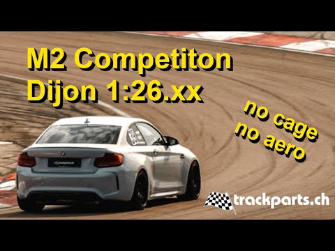 Dijon 1:26.xx BMW M2 Competition by trackparts.ch (no cage, no aero) onboard