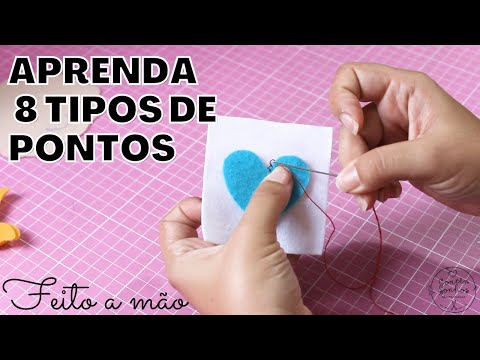 Sewing with felt - The most basic stitches (for beginners)