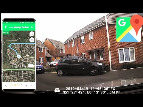 How to use google map navigation in real life in the UK